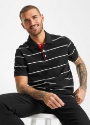 Koszulka polo z czystej bawełny organicznej (2 szt.). Czarne koszulki polo męskie bonprix, m, bez wzorów, z bawełny, bez ramiączek. Za 124.99 zł.
