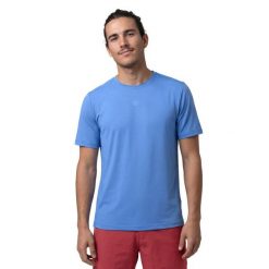 Męska koszulka rowerowa gravel Siroko Linden Blue. Niebieskie t-shirty sportowe męskie SIROKO, l, z materiału, bez ramiączek, rowerowe. Za 169.00 zł.