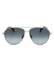 Lanvin Męskie okulary przeciwsłoneczne w kolorze srebrno-niebieskim rozmiar: 61. Niebieskie okulary przeciwsłoneczne męskie Lanvin, z tworzywa sztucznego. Za 439.24 zł.