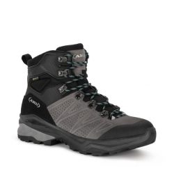 Buty sportowe trekkingowe męskie Aku Adapta Gore-tex na szlak w góry. Czarne buty trekkingowe męskie Aku, z gore-texu, bez zapięcia, trekkingowe, gore-tex. Za 399.00 zł.