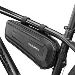 Torba pod ramę rowerową Rockbros B66 (1,5l). Czarne torby męskie na ramię ROCKBROS, bez wzorów, z gumy, na ramię, duże. Za 90.00 zł.