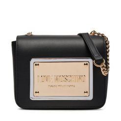 Torebka LOVE MOSCHINO. Czarne listonoszki damskie Love Moschino, bez wzorów, bez dodatków. Za 1,169.00 zł.