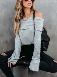 LA Angels Koszulka w kolorze szarym rozmiar: S. Szare bluzki damskie LA Angels, s, bez wzorów, bez kołnierzyka, bez ramiączek. Za 126.99 zł.