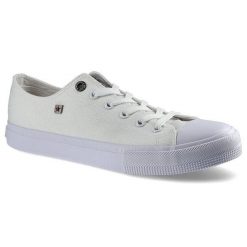 Białe Trampki Big Star Męskie Modne Obuwie. Białe trampki i tenisówki męskie Big Star, bez wzorów, bez zapięcia. Za 67.99 zł.