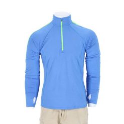 Męska Bluza do Biegania Dri-Fit Jasnoniebieska. Niebieskie bluzy z kapturem męskie Nike, l, z materiału. Za 85.16 zł.