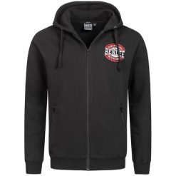 Bluza z kapturem i zamkiem błyskawicznym Benlee Kings. Czarne bluzy z kapturem męskie Benlee, m, z bawełny. Za 142.37 zł.