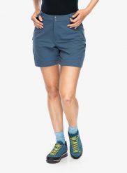 Spodenki turystyczne damskie Rab Torque Mountain Shorts. Niebieskie szorty damskie RAB, bez wzorów, z tkaniny, klasyczne. Za 285.99 zł.
