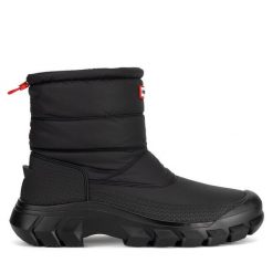 Śniegowce Hunter. Czarne buty zimowe męskie Hunter, bez zapięcia. Za 599.99 zł.
