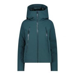 Damska kurtka z kapturem CMP. Zielone kurtki damskie CMP, bez wzorów, z kapturem. Za 675.50 zł.