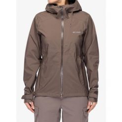 Kurtka przeciwdeszczowa damska Columbia Trailborne 2.5L Shell. Brązowe kurtki damskie Columbia, l, bez kaptura. Za 665.49 zł.