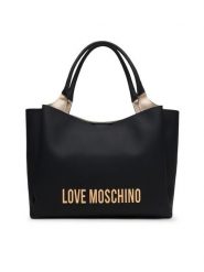 LOVE MOSCHINO Torebka JC4107PP1OKD0000 Czarny. Czarne torebki klasyczne damskie Love Moschino, bez wzorów, ze skóry, bez dodatków. Za 1,049.00 zł.
