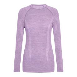 Koszulka damska Falke Wool-Tech. Brązowe t-shirty damskie Falke, xl, bez wzorów, z elastanu, bez kołnierzyka. Za 460.50 zł.