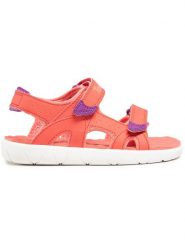 Timberland Sandały Perkins Row 2-Strap TB0A2D1R801 Różowy. Czerwone sandały dziewczęce Timberland, ze skóry, bez zapięcia. Za 219.99 zł.