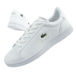 Buty damskie sportowe Lacoste Carnaby trampki. Białe trampki i tenisówki damskie Lacoste, bez wzorów. Za 299.00 zł.