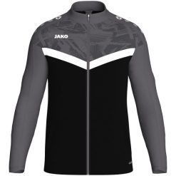 Poliestrowa bluza dresowa Jako Iconic. Czarne bluzy bez kaptura męskie Jako, m, z dresówki. Za 288.50 zł.