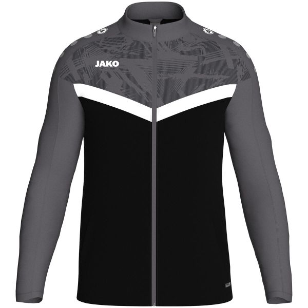 Poliestrowa bluza dresowa Jako Iconic. Czarne bluzy bez kaptura męskie Jako, m, z dresówki. Za 248.95 zł.
