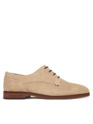 Tommy Hilfiger Półbuty Dress FM0FM05776 Beżowy. Brązowe półbuty męskie Tommy Hilfiger, ze skóry, bez zapięcia. Za 569.99 zł.