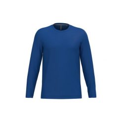 Koszulka z długim rękawem Kariban. Niebieskie koszulki męskie z długim rękawem KARIBAN, m, z bawełny. Za 130.00 zł.