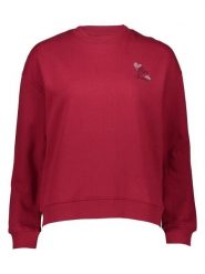 Pepe Jeans Sweter w kolorze czerwonym rozmiar: M. Czerwone swetry klasyczne damskie Pepe Jeans, m, z bawełny, bez kołnierzyka. Za 197.17 zł.