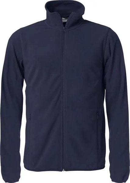 Clique Basic Micro Fleece Kurtka – 100% poliester, antipilling. Niebieskie kurtki męskie CLIQUE, m, bez wzorów, z polaru, bez kaptura. Za 163.08 zł.