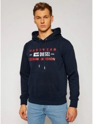 Diesel Clothes Bluza w kolorze granatowym rozmiar: S. Niebieskie bluzy z kapturem męskie Diesel Clothes, s. Za 360.45 zł.