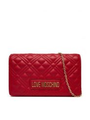 LOVE MOSCHINO Torebka JC4079PP0NLA0500 Czerwony. Czerwone torebki klasyczne damskie Love Moschino, bez wzorów, ze skóry, wizytowe, bez kołnierzyka, bez ramiączek. Za 449.99 zł.
