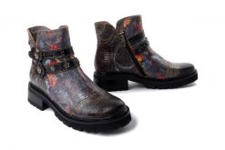 LAURA VITA 0006265 Kouleo 43 gris, botki damskie. Szare botki damskie Laura Vita, na zimę, z polaru, bez obcasa, na obcasie, bez zapięcia. Za 504.90 zł.