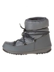 Moon Boot Botki zimowe "Low" w kolorze szarym rozmiar: 40. Szare botki damskie Moon Boot, na zimę, z materiału, bez obcasa, bez zapięcia. Za 388.35 zł.