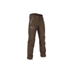 Spodnie myśliwska Renfort 900 WTP. Brązowe spodnie materiałowe męskie SOLOGNAC, z elastanu. Za 349.99 zł.