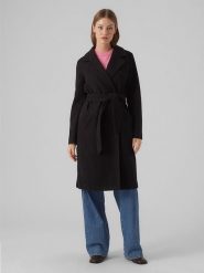 Vero Moda Płaszcz przejściowy w kolorze czarnym rozmiar: XS. Czarne płaszcze damskie Vero Moda, s, bez wzorów, z materiału. Za 197.95 zł.