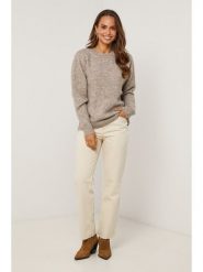 Soft Cashmere Sweter w kolorze szarobrązowym rozmiar: 40/42. Brązowe swetry klasyczne damskie Soft Cashmere, z kaszmiru, bez kołnierzyka. Za 143.56 zł.