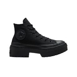 Buty Converse Chuck Taylor All Star Lugged Heel Czarny. Czarne buty sportowe na co dzień damskie Converse, bez wzorów, z materiału. Za 442.55 zł.