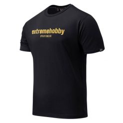 T-shirt Męski EXTREME HOBBY MAINLINE. Czarne t-shirty męskie EXTREME HOBBY, m, bez wzorów, z bawełny, bez kołnierzyka. Za 129.00 zł.