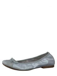 Tamaris Baleriny w kolorze srebrnym rozmiar: 36. Szare baleriny damskie Tamaris, bez wzorów, bez obcasa. Za 52.30 zł.