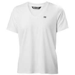Damska koszulka z dekoltem w serek Helly Hansen Salt Breeze. Białe t-shirty damskie Helly Hansen, l, bez wzorów, z dżerseju, bez kołnierzyka. Za 256.00 zł.