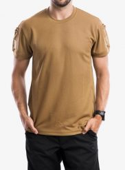Koszulka szybkoschnąca męska Helikon-Tex Tactical T-Shirt - TopCool. Brązowe t-shirty męskie HELIKON-TEX, na lato, m, bez wzorów, z materiału, bez kołnierzyka. Za 109.99 zł.