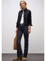 Street One Dżinsy - Bootcuf fit - w kolorze granatowym rozmiar: W33/L30. Niebieskie jeansy damskie Street One, z podwyższonym stanem. Za 174.02 zł.