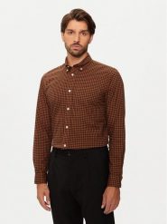 Jack & Jones Koszula Brook 12192150 Brązowy Slim Fit. Brązowe koszule męskie Jack & Jones, m, bez wzorów, z bawełny, bez kołnierzyka, bez ramiączek. Za 129.99 zł.