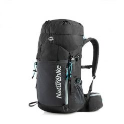 Plecak turystyczny Hiking 45L Nh18Y045. Czarne plecaki damskie NATUREHIKE, bez wzorów, z materiału. Za 479.99 zł.