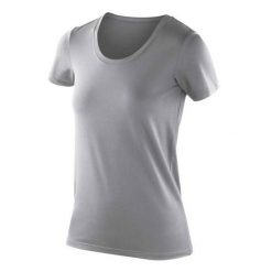 Koszulka Damska Impact Softex. Szare bluzki damskie SPIRO, xs, bez wzorów, sportowe, bez kołnierzyka, bez ramiączek. Za 65.99 zł.