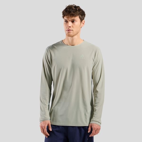 Koszulka z długim rękawem męska Odlo ZEROWEIGHT CHILL-TEC T-shirt crew neck l/s. Białe koszulki męskie z długim rękawem Odlo, l, bez wzorów, bez kołnierzyka. W wyprzedaży za 251.99 zł.
