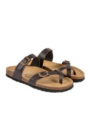 BABUNKERS Family Skórzane japonki w kolorze brązowym rozmiar: 42. Brązowe klapki i japonki męskie BABUNKERS Family, ze skóry. Za 173.99 zł.