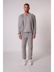 Perfect Cashmere Kaszmirowy kardigan w kolorze szarym rozmiar: XXL. Szare kardigany męskie Perfect Cashmere, xxl, bez wzorów, z kaszmiru, bez kołnierzyka. Za 459.04 zł.