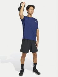 Adidas Koszulka techniczna Workout Essentials Base KD5457 Granatowy Regular Fit. Niebieskie t-shirty sportowe męskie Adidas, m, z syntetyku, bez ramiączek, na fitness i siłownię. Za 99.99 zł.