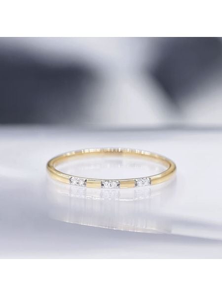 DIAMOND & CO Złoty pierścionek "Pour Toujours" z diamentami rozmiar: 54. Żółte pierścionki damskie Diamond & Co, z diamentem, złote. Za 620.74 zł.