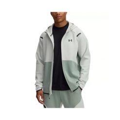 Bluza z kapturem i zamkiem błyskawicznym Under Armour Unstoppable Fleece. Zielone bluzy z kapturem męskie Under Armour, xs, z materiału. Za 467.90 zł.