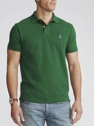 Ralph Lauren Underwear Koszulka polo w kolorze zielonym rozmiar: XL. Zielone koszulki polo męskie Ralph Lauren Underwear, xl, bez wzorów, z bawełny, bez ramiączek. Za 461.21 zł.