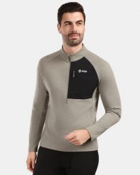 Męska bluza sportowa Kilpi MONTALE-M. Zielone bluzy bez kaptura męskie Kilpi, m, z bawełny. Za 370.41 zł.