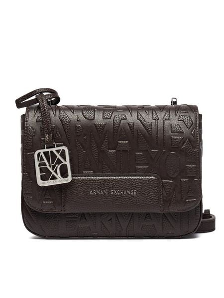 Armani Exchange Torebka XW001577 AF15774 U6032 Brązowy ciemny. Brązowe listonoszki damskie Armani Exchange, bez wzorów, ze skóry, bez dodatków. Za 489.99 zł.