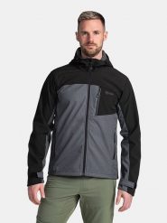 Kilpi Kurtka softshellowa "Ravio" w kolorze szaro-czarnym rozmiar: XL. Czarne kurtki outdoor męskie Kilpi, xl, bez wzorów, bez kaptura. Za 180.06 zł.